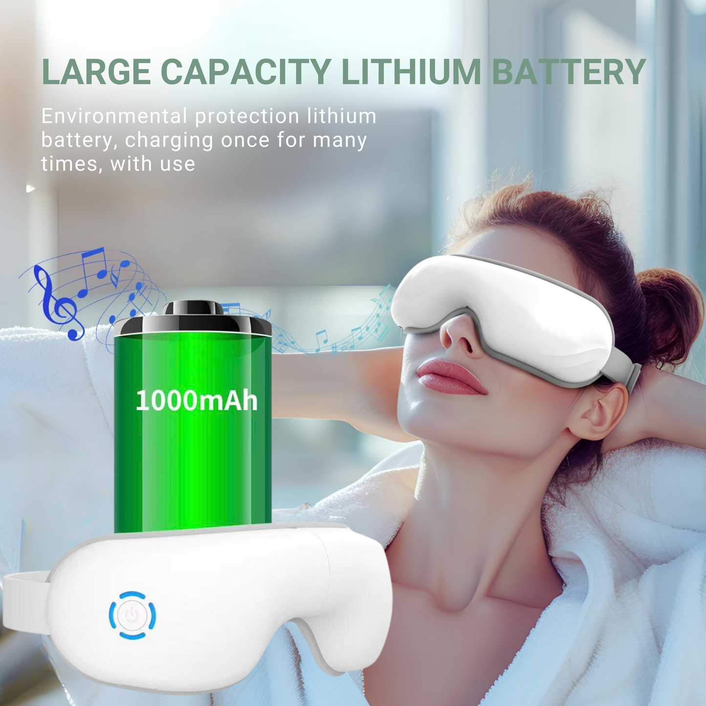 EYERELIEF PRO – SMART HEATED EYE MASSAGER WITH MUSIC & VIBRATION