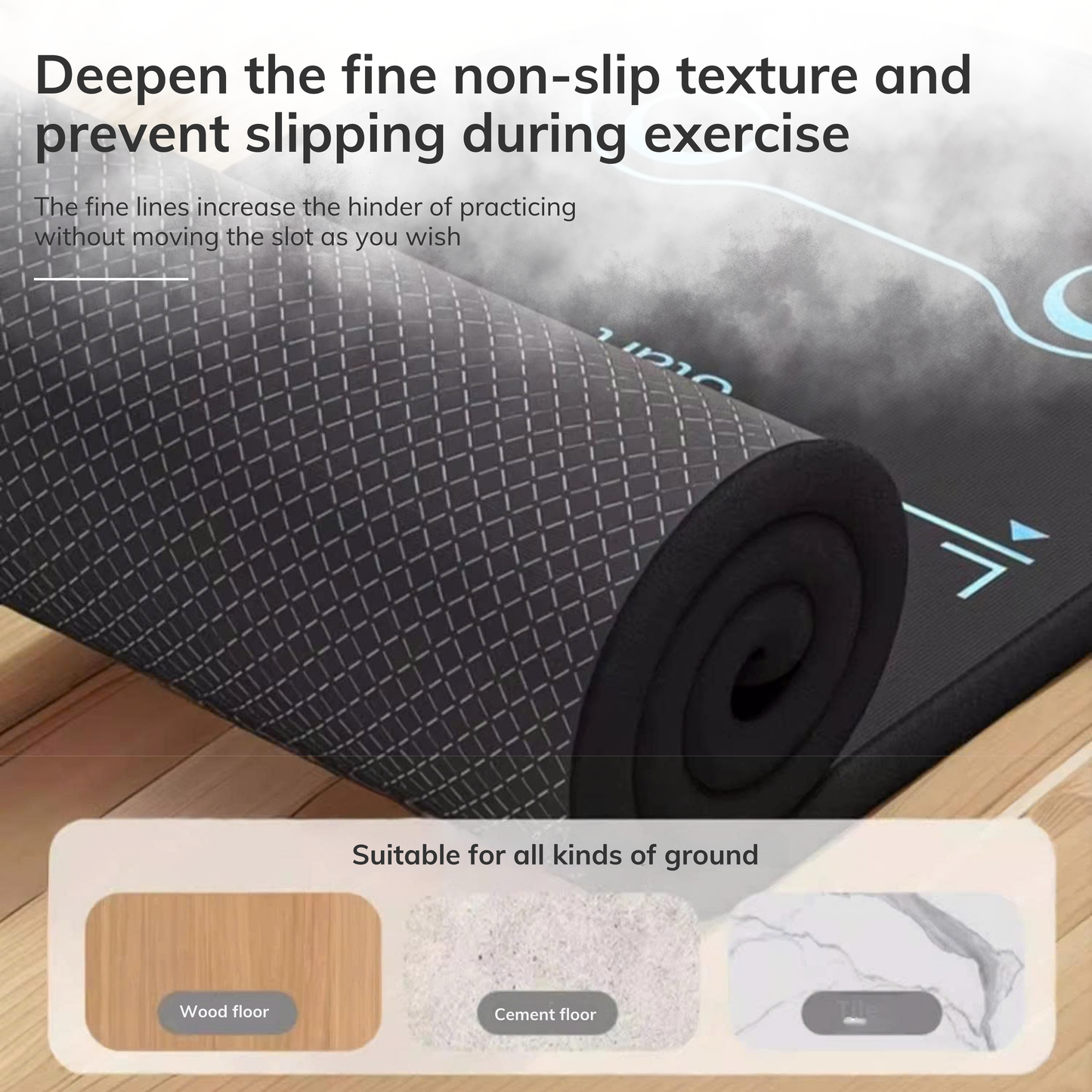 SOLVIAWELL™ CORELINE PRO – PRECISION MAT FOR AB ROLLER & CORE TRAINING