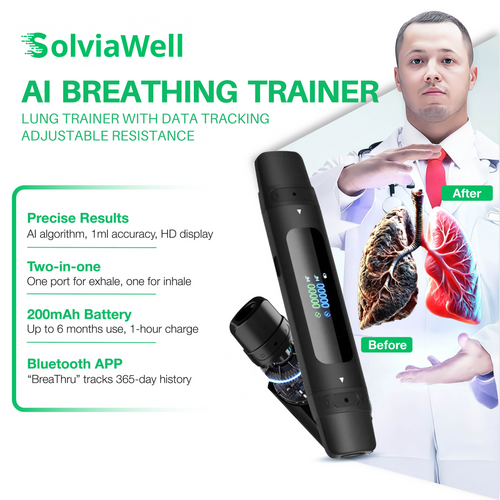 BREATHRU – SMART AI BREATHING TRAINER WITH APP TRACKING