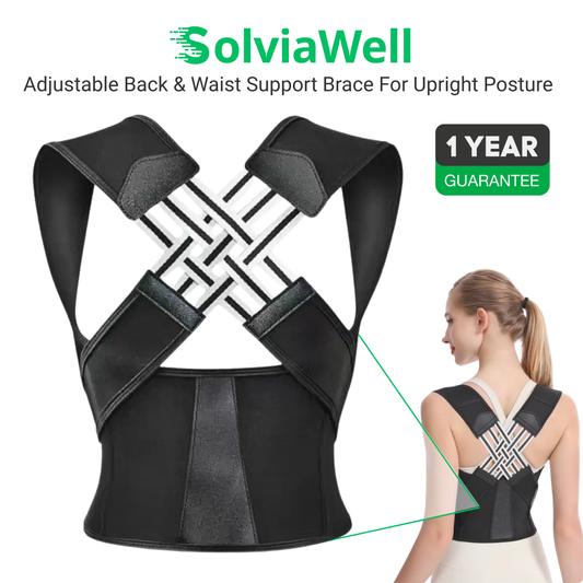 POSTUREX PRO – ADJUSTABLE BACK & WAIST SUPPORT BRACE FOR UPRIGHT POSTURE