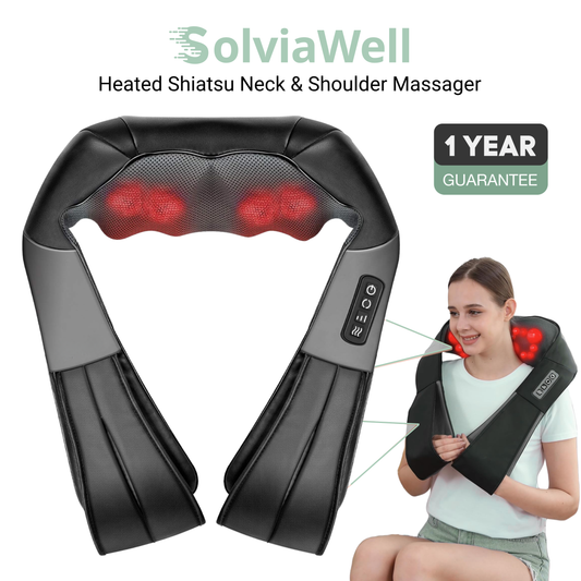 DEEPRELIEF PRO – HEATED SHIATSU NECK & SHOULDER MASSAGER