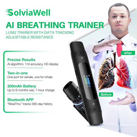 BREATHRU – SMART AI BREATHING TRAINER WITH APP TRACKING