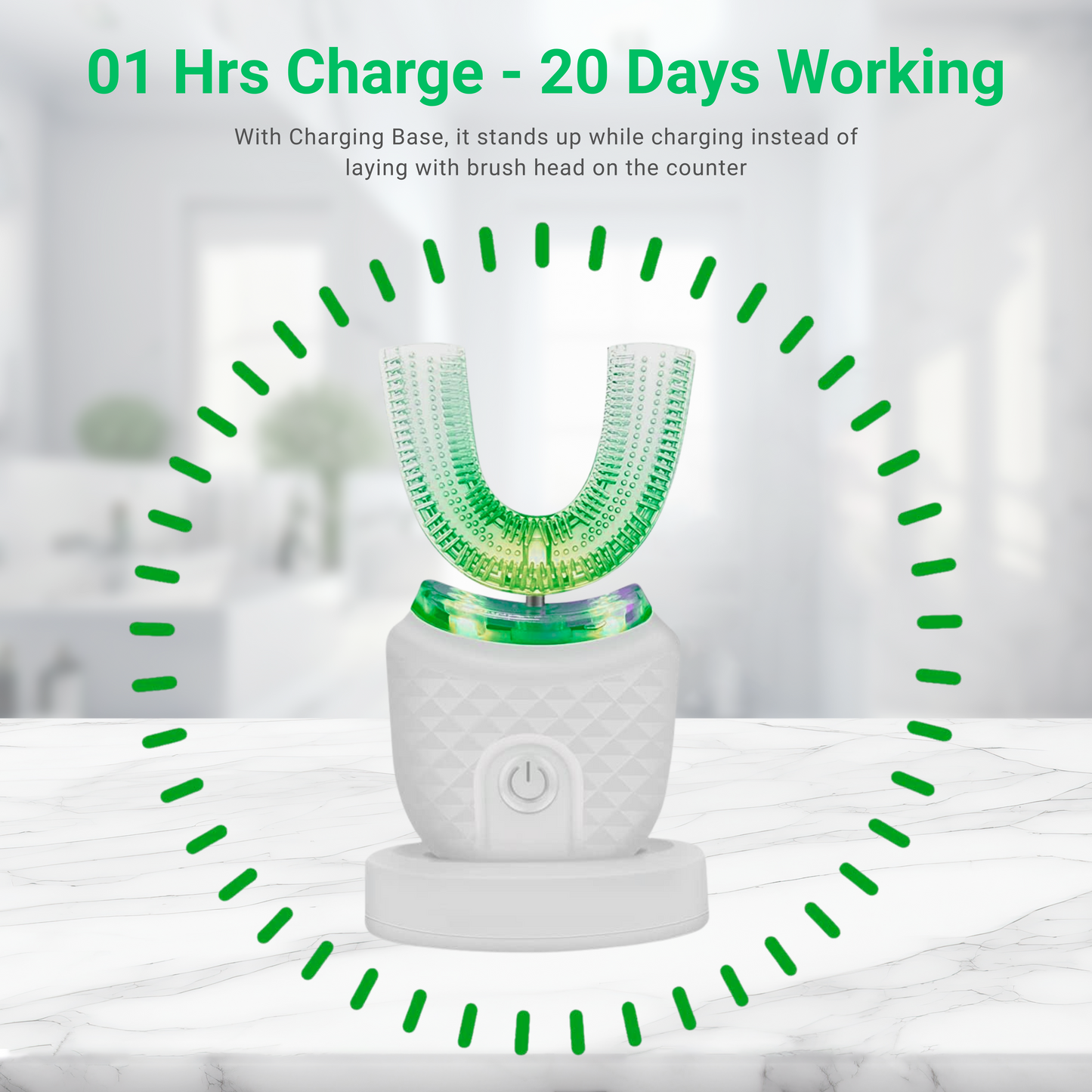 U-CLEAN PRO – SMART U SHAPED SONIC TOOTHBRUSH