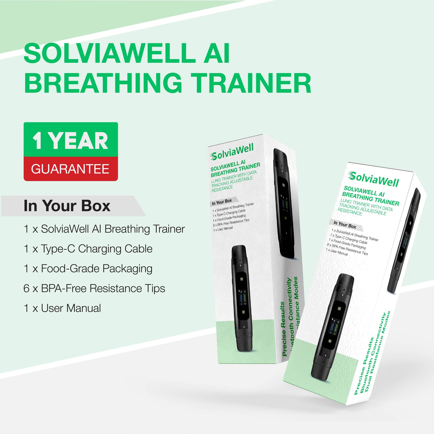BREATHRU – SMART AI BREATHING TRAINER WITH APP TRACKING